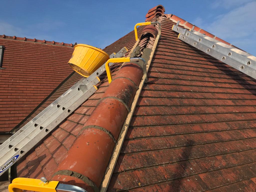 ridge tile services in coalville pro-trade roofing services